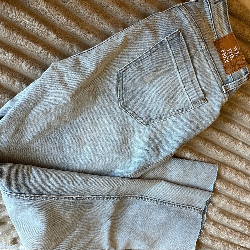 Light Blue Denim Free People Jeans